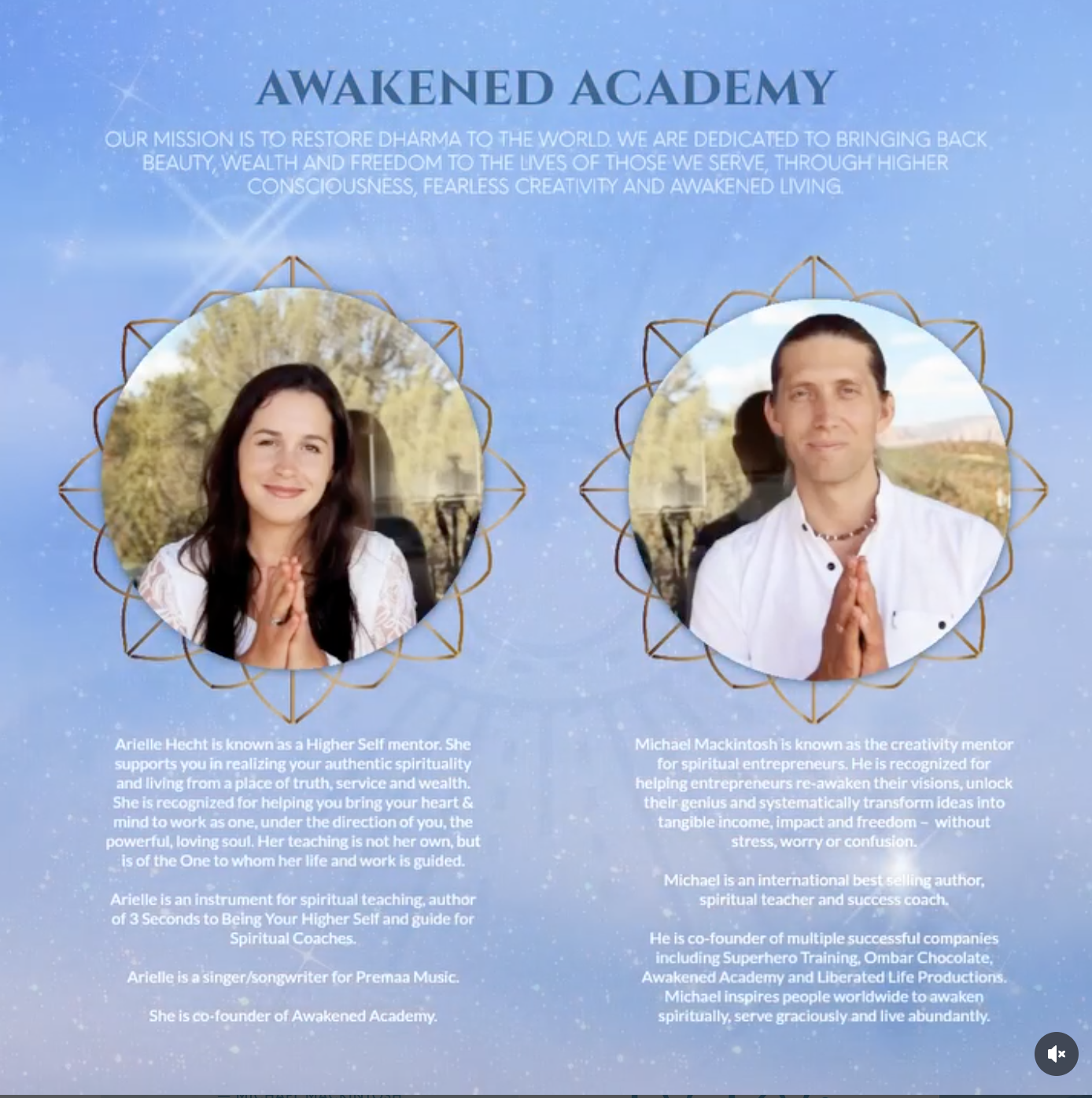 Awakened Academy Web Page